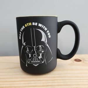 Star Wars Darth Vador "May The 4th Be With You" Soft Touch Ceramic Mug - NWOT